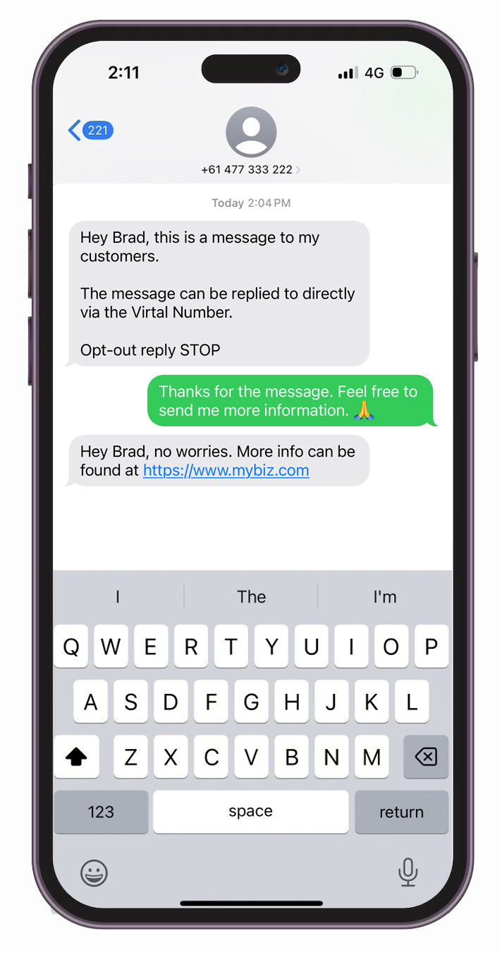 How to receive replies to email